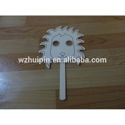 Education Toy Wooden Masks ,paint carving mask,paint mask for kids