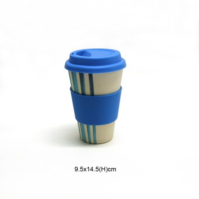 Eco-Friendly OEM customization Reusable Bamboo Fiber Coffee Cup