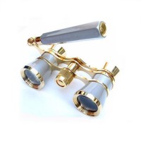 2016 new arrival metal ceramic theatre opera glasses binoculars