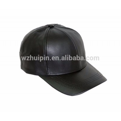 2018 High quality custom leather baseball caps