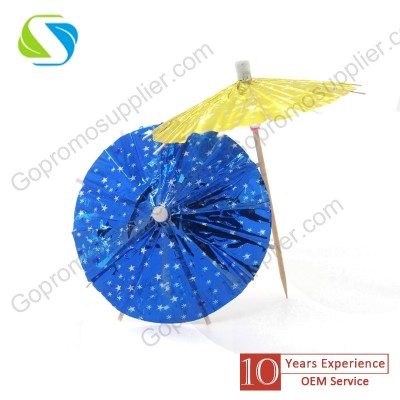 Wholesale High Quality Paper Cocktail Umbrella Picks