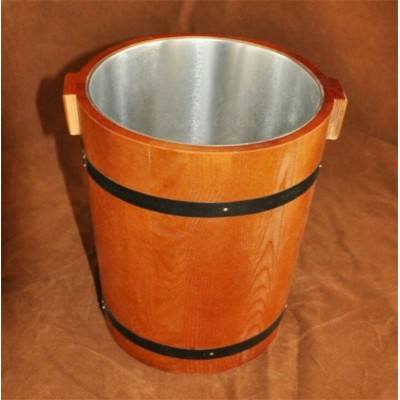 Cheap Price Custom Wooden Barrel Cooler Ice Bucket Promotional Wood Wine Ice Bucket