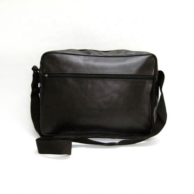 New product men business waterproof leather messenger bags fashion black shoulder bag